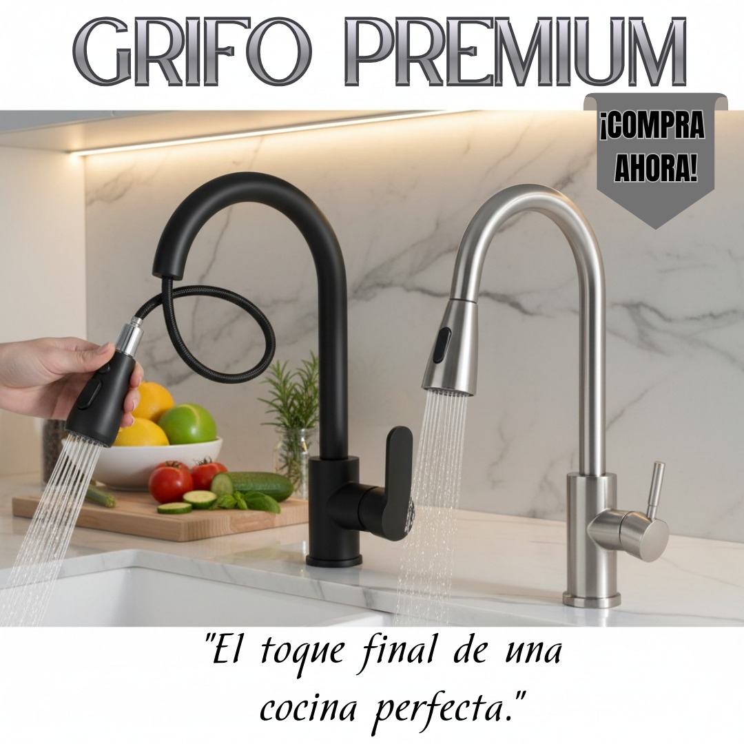 grifo para cocina extendible premium top